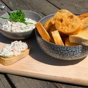 Gerookte zalmsalade recept