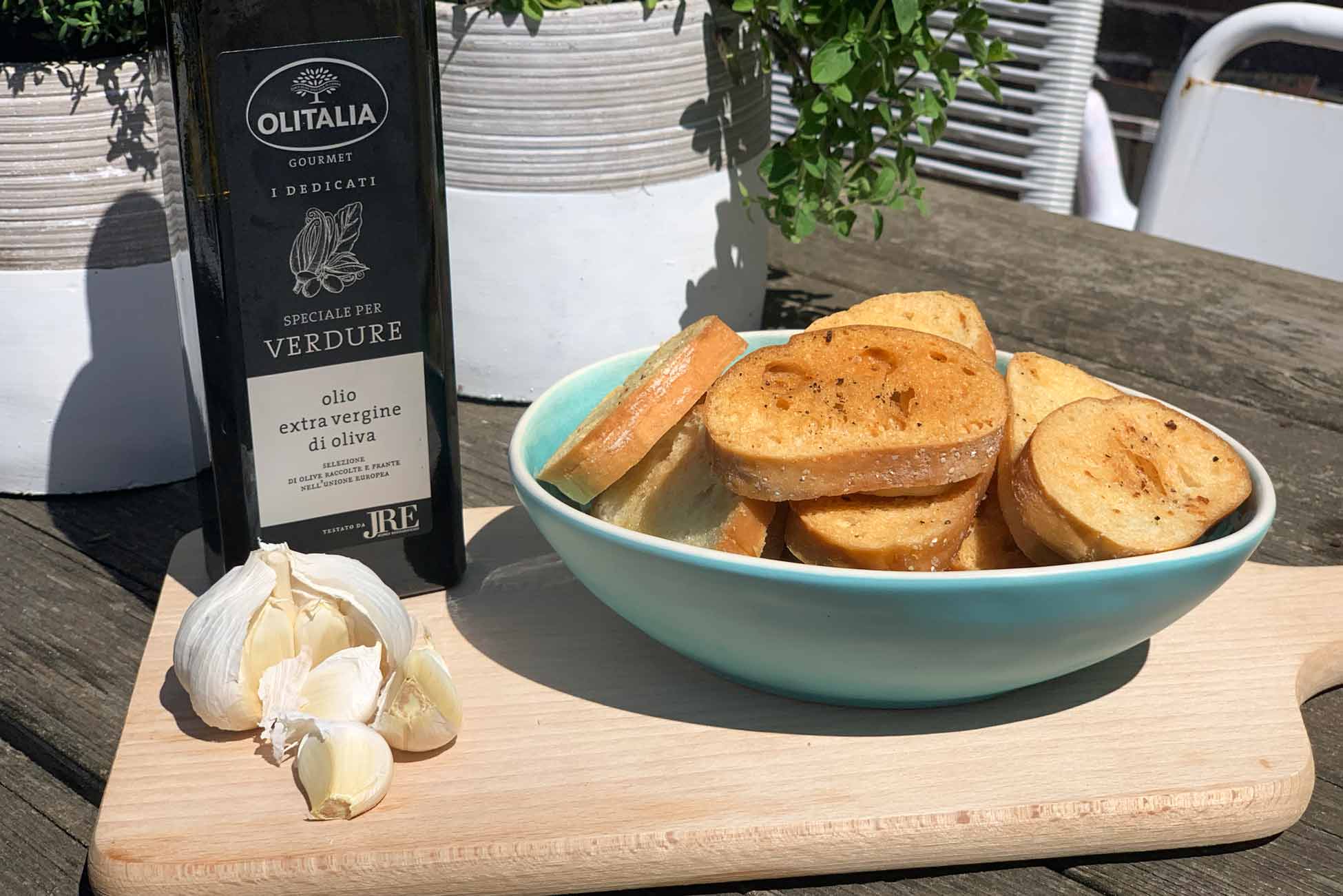 vis Preventie ontvangen Knoflook crostini's - Flofood.nl