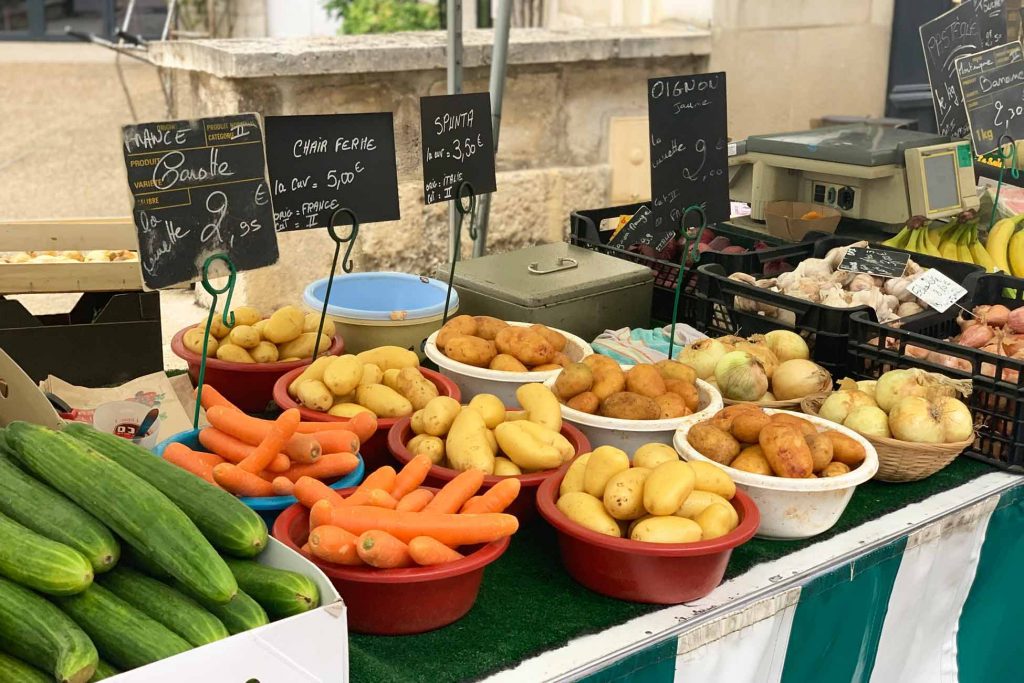 Wekelijkse markt Chablis