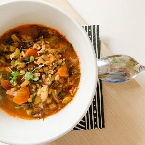 Minestrone achtige soep
