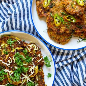 Recept Courgettepannenkoekjes op 2 manieren
