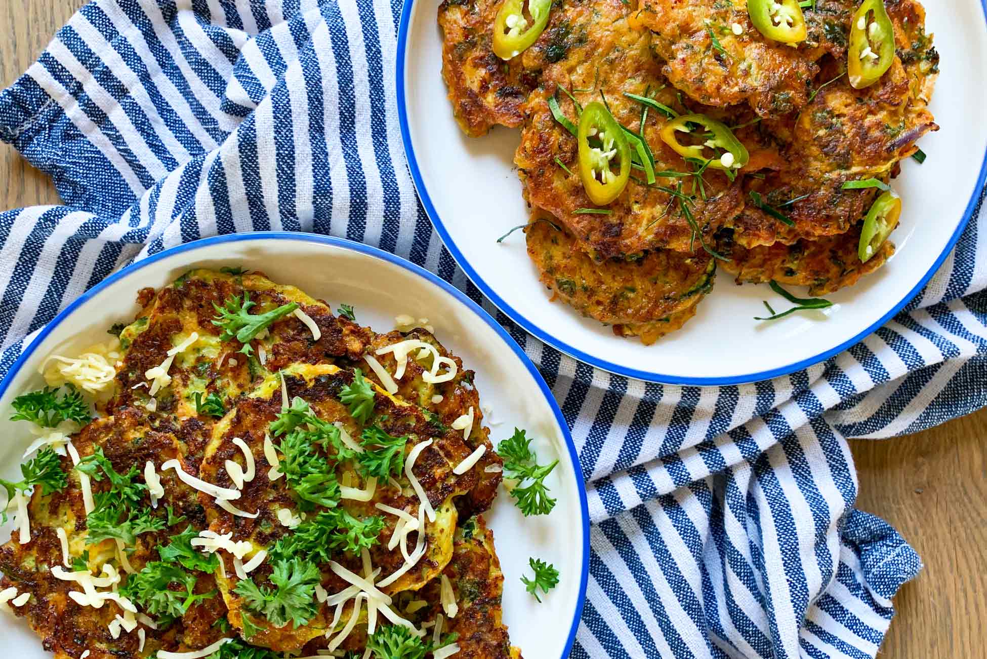 Recept Courgettepannenkoekjes op 2 manieren